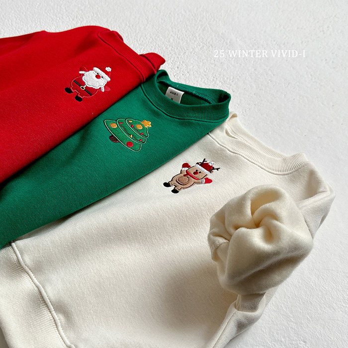 Vivid-I Christmas Tree Santa Reindeer MTM Sweater