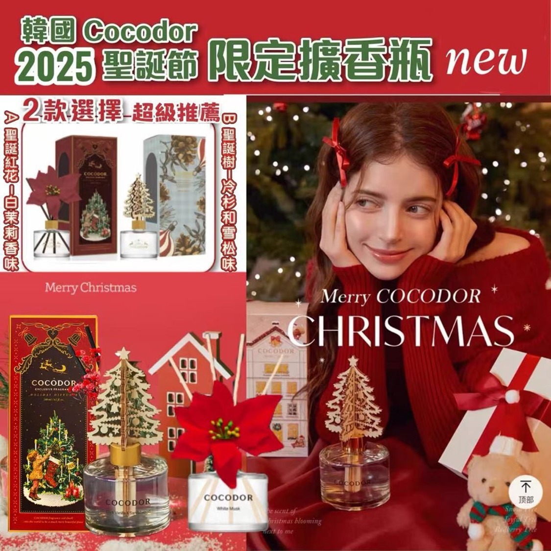 韓國 Cocodor 聖誕限定節日 家居香薰 擴香瓶 200ml