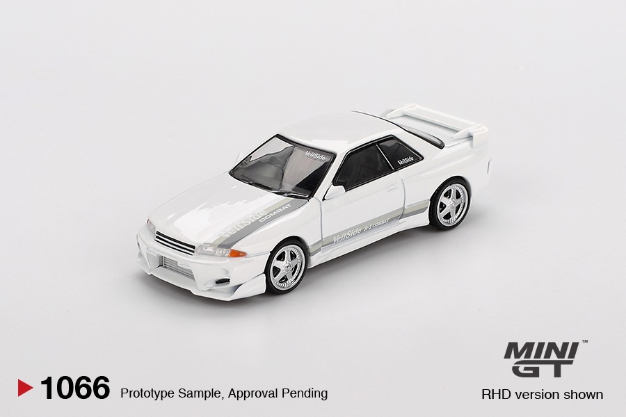 Mini GT 1/64 Nissan Skyline GT-R (R32) VeilSide Combat C-I White