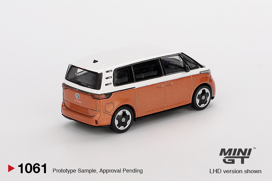 Mini GT 1/64 Volkswagen ID.Buzz Candy White / Energetic Orange LHD