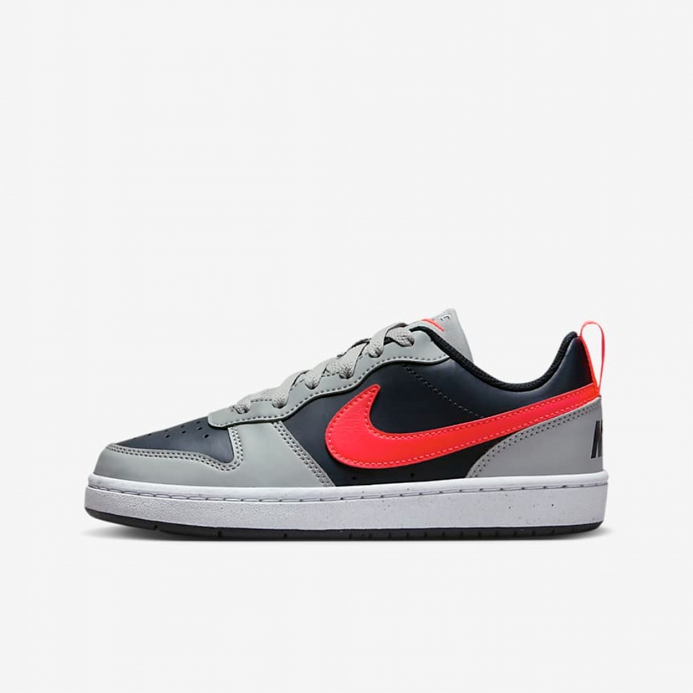 【現貨】NIKE 大童 運動鞋 COURT BOROUGH LOW RECRAFT GS 灰黑 DV5456-003
