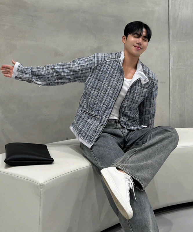 Ramant 花呢小香騎士夾克