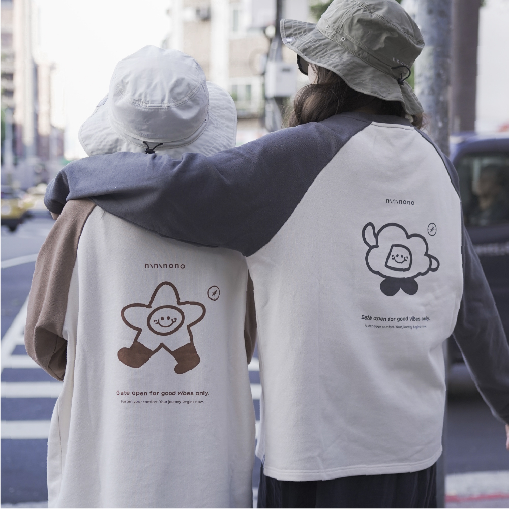 nino Friends 拼接長袖上衣(共2款可選)