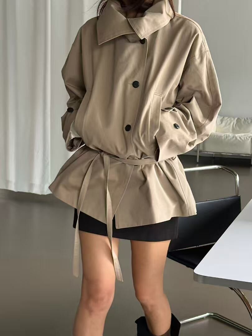 FT2503 Middle-length Trench coat