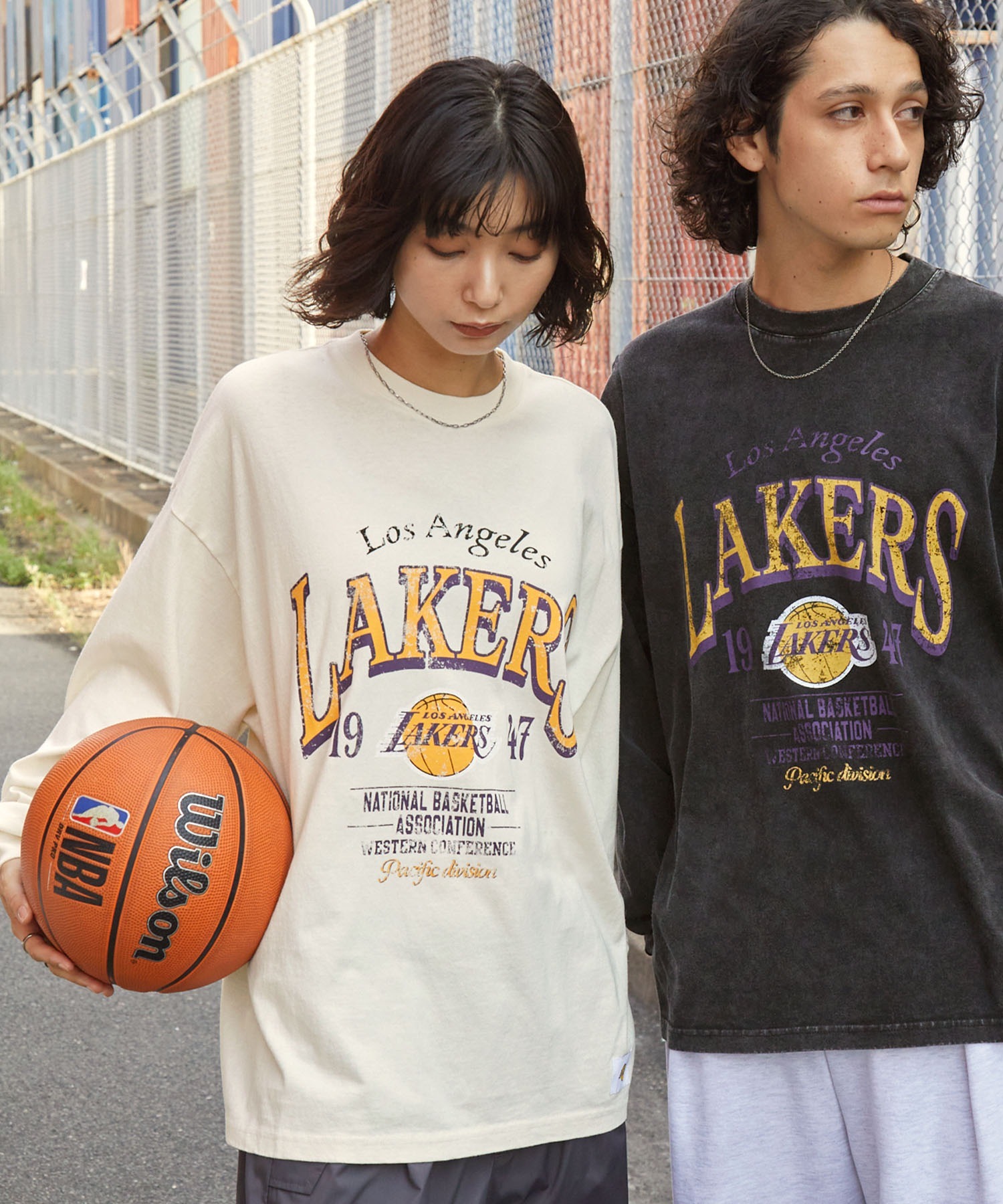 🇯🇵 NBA X EMMA CLOTHES 復古水洗 薄長袖 寬鬆 / 預購