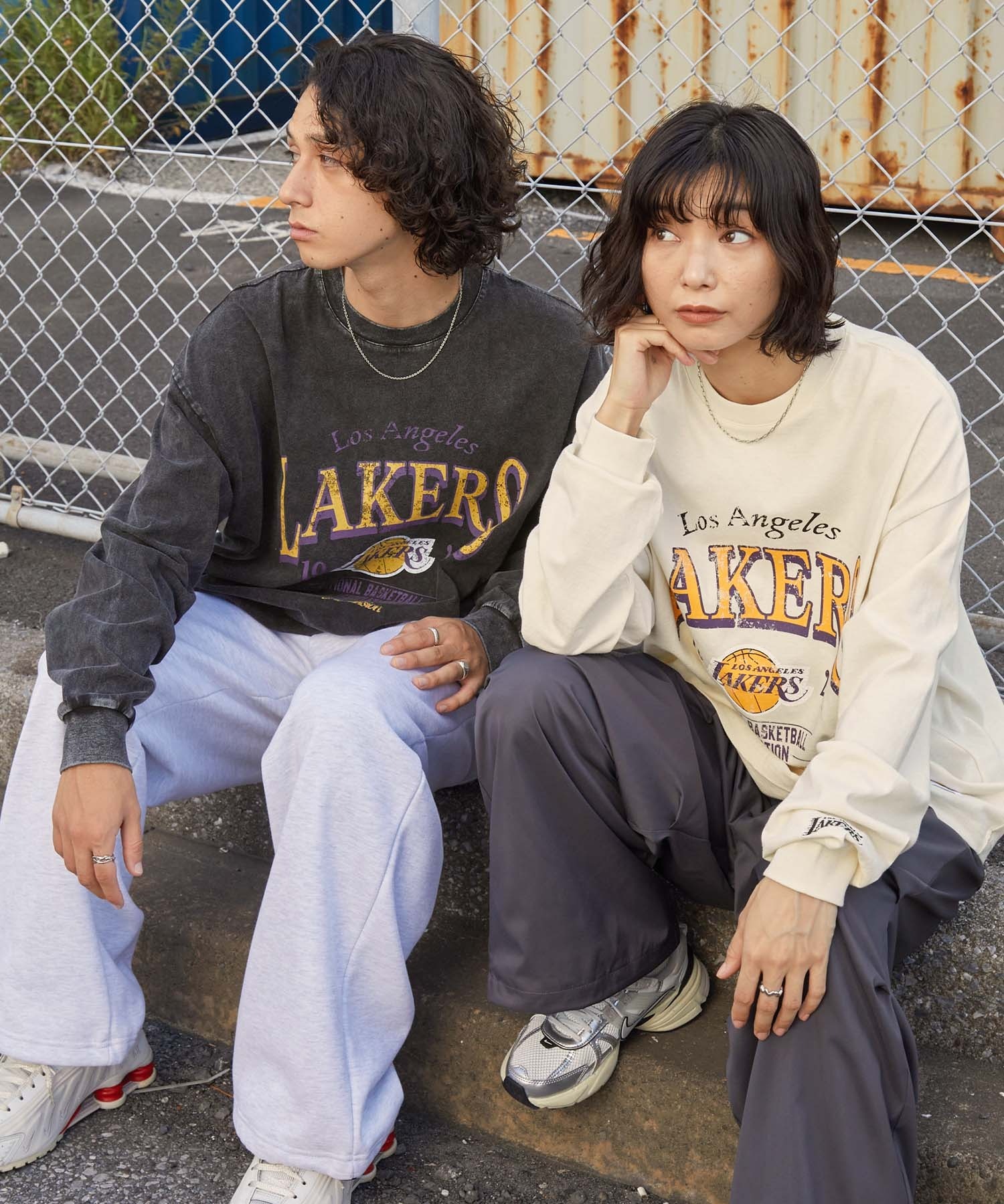 🇯🇵 NBA X EMMA CLOTHES 復古水洗 薄長袖 寬鬆 / 預購