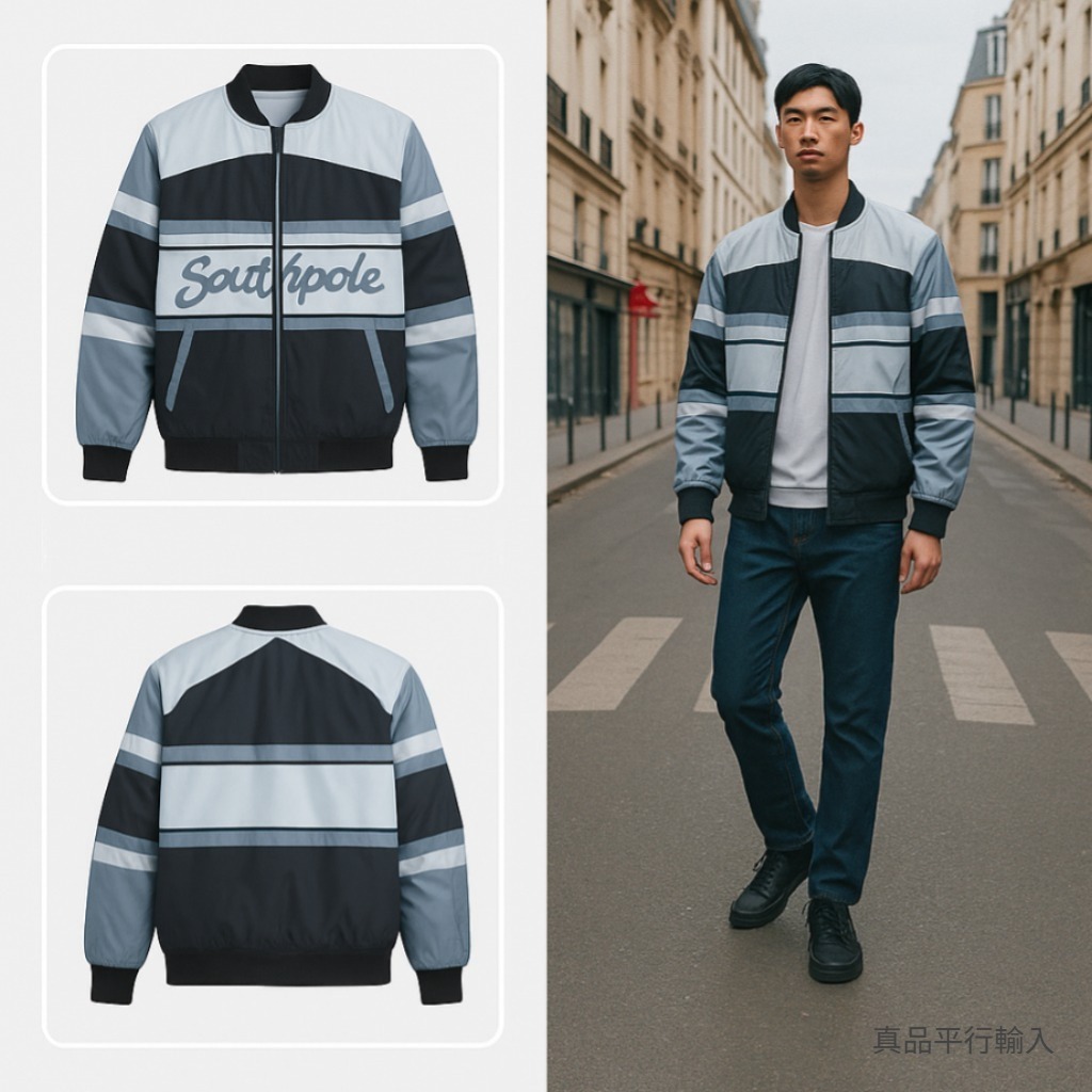 【預購】SOUTHPOLE H110301 男裝拼色中厚外套