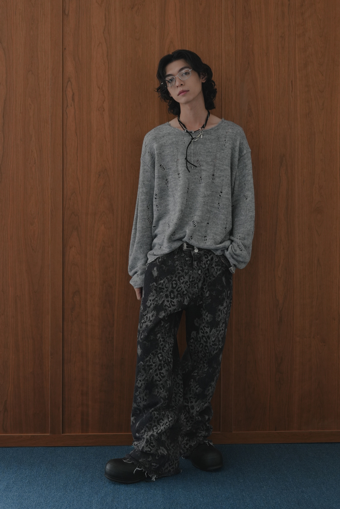 【Unisex】Mohair Vintage Knit #針織上衣