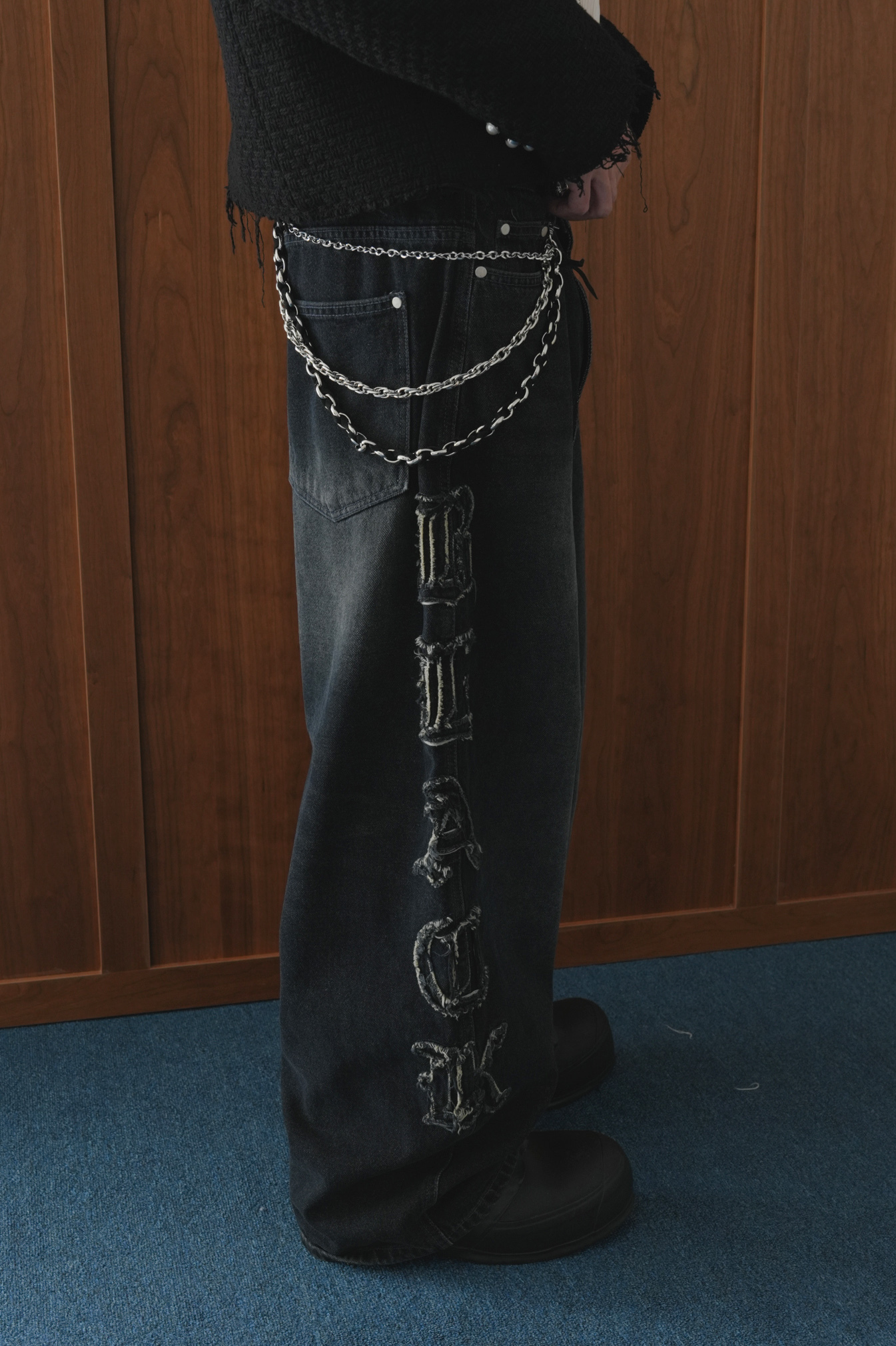 Appliqué Denim Pants #牛仔褲