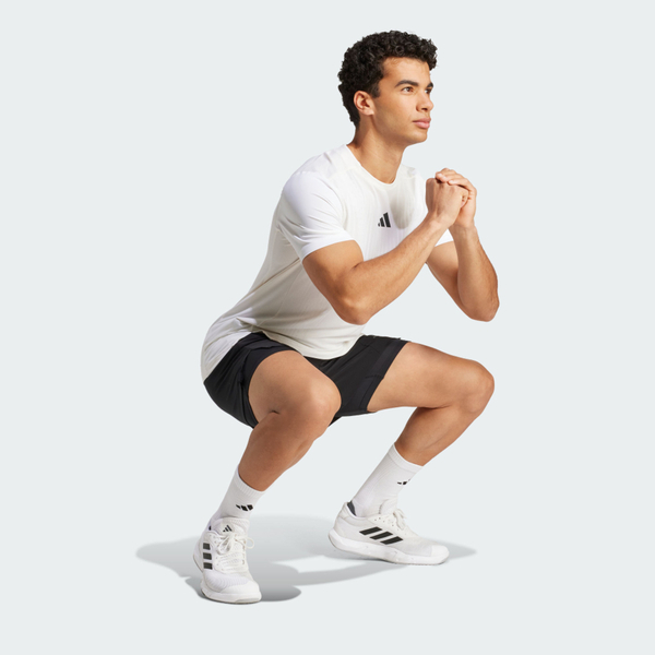 Adidas 愛迪達 Airchill Tee JE5747 男 T恤 運動上衣 休閒短袖 吸濕排汗 白 亞版