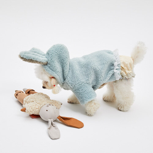 Louisdog 兔兔連帽外套_薄荷