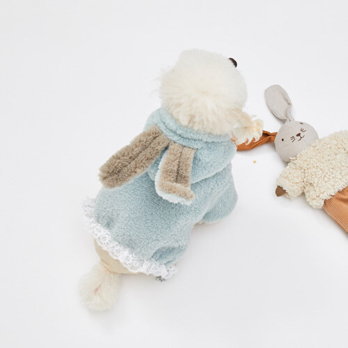 Louisdog 兔兔連帽外套_薄荷