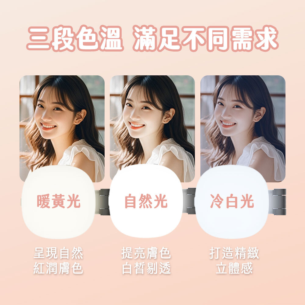 迪士尼,美人魚,補光燈,化妝鏡,手機支架,MagSafe,磁吸支架,YOMIX,優迷,手機架,手電筒