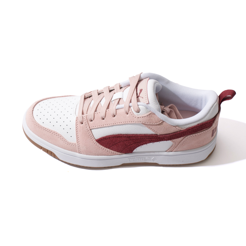 Puma Rebound V6 Low Sd 女鞋 白粉色 復古 皮革 運動 休閒鞋 40226208