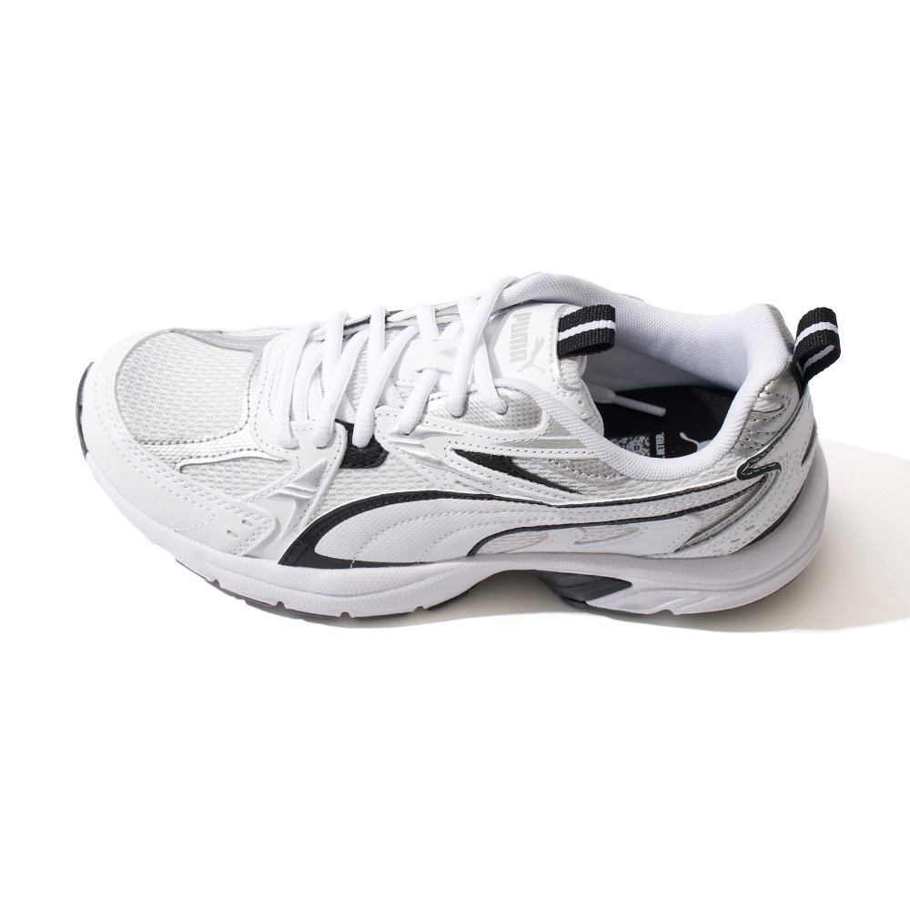 Puma Milenio Tech 男鞋 女鞋 白黑色 復古 網眼 透氣 運動 休閒 慢跑鞋 40262301