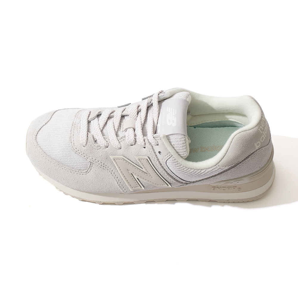 New Balance 574 女鞋 杏灰色 麂皮 復古 經典 舒適 休閒 運動 慢跑鞋 WL574CBU