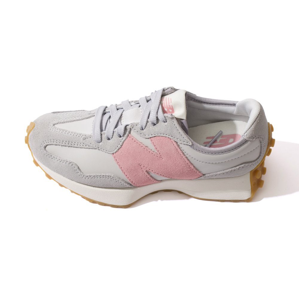 New Balance 327 女鞋 灰粉色 復古 麂皮 膠底 休閒 運動 慢跑鞋 WS327KAZ