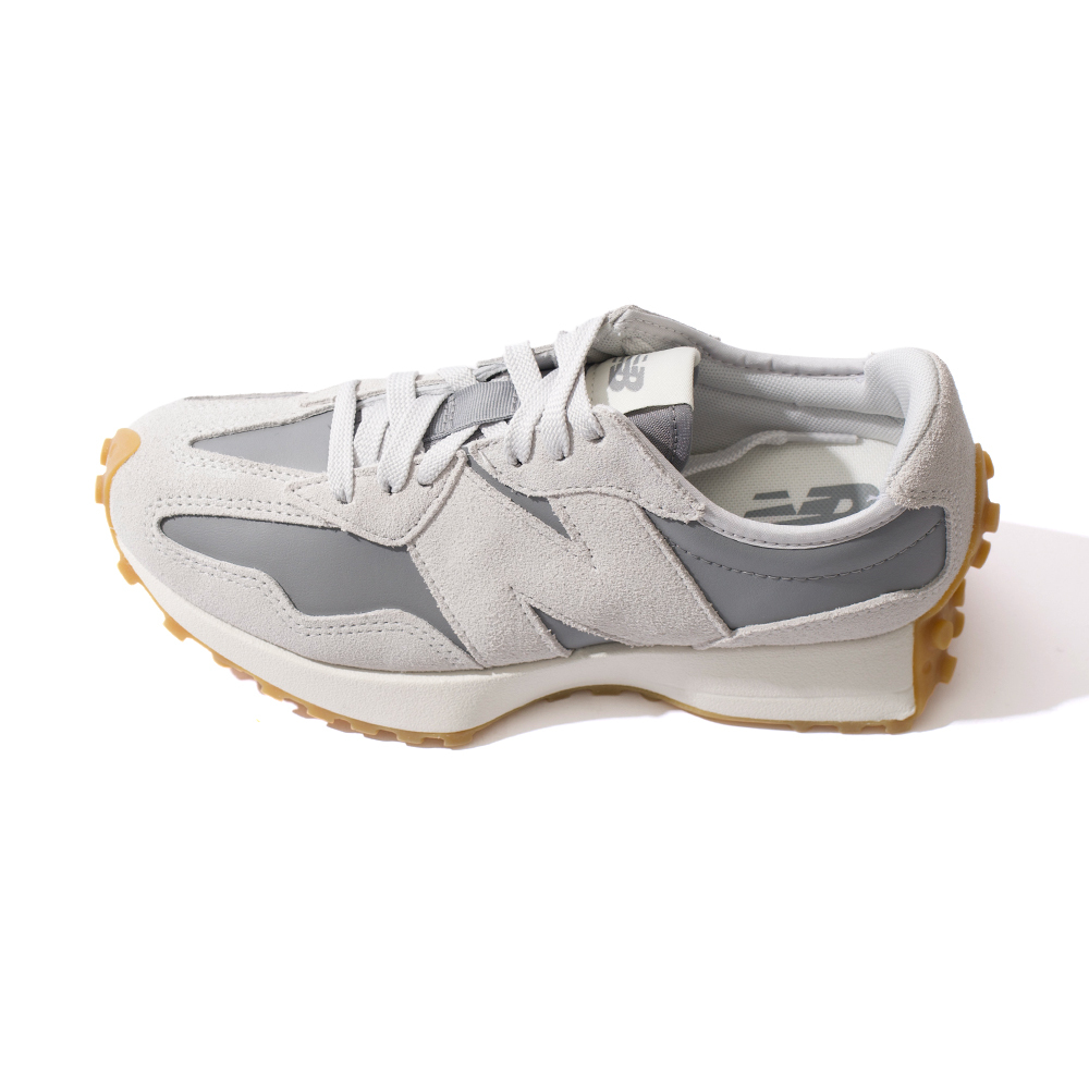 New Balance 327 女鞋 灰白色 復古 麂皮 膠底 休閒 運動 慢跑鞋 WS327KAY