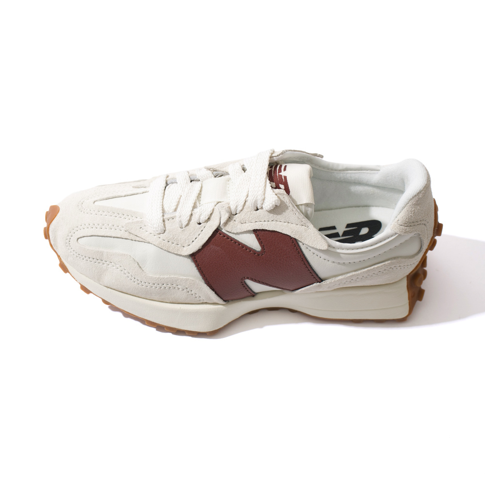 New Balance 327 男鞋 女鞋 酒紅杏色 復古 麂皮 膠底 休閒 運動 慢跑鞋 U327WKM