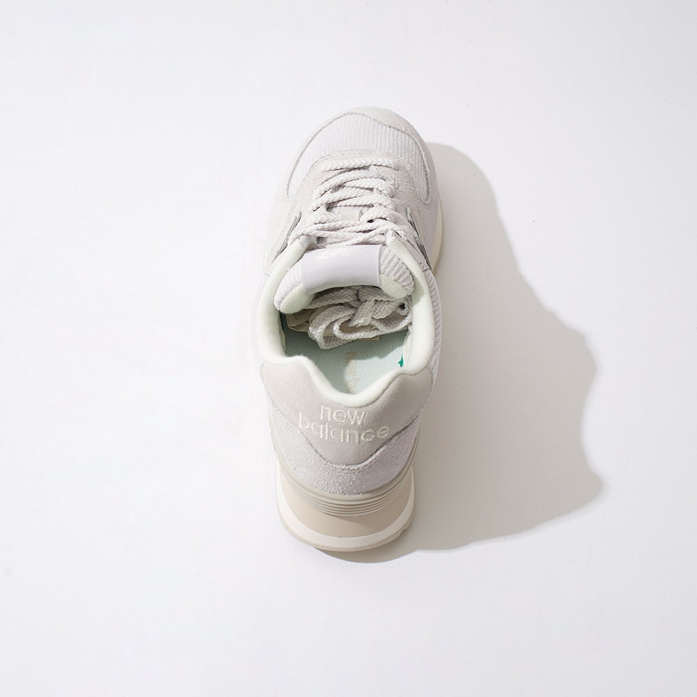 New Balance 574 女鞋 杏灰色 麂皮 復古 經典 舒適 休閒 運動 慢跑鞋 WL574CBU