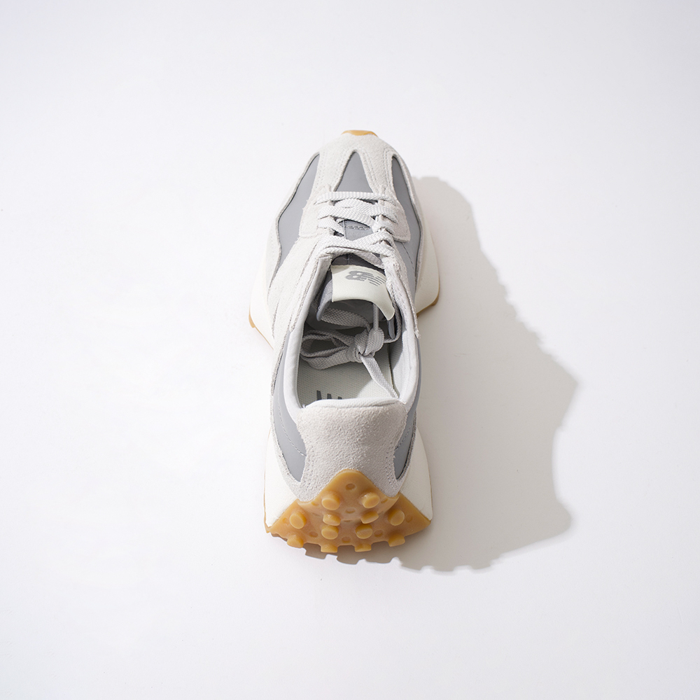 New Balance 327 女鞋 灰白色 復古 麂皮 膠底 休閒 運動 慢跑鞋 WS327KAY