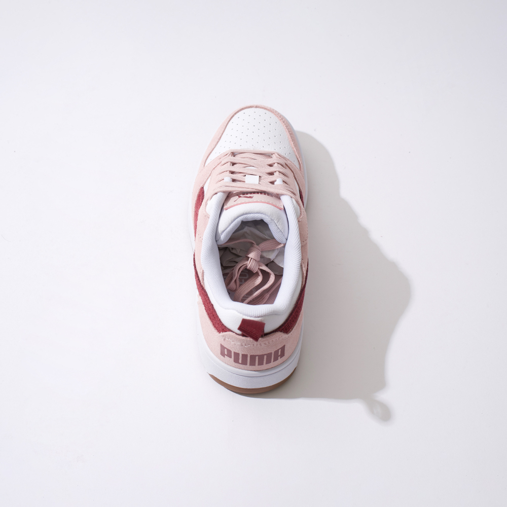 Puma Rebound V6 Low Sd 女鞋 白粉色 復古 皮革 運動 休閒鞋 40226208