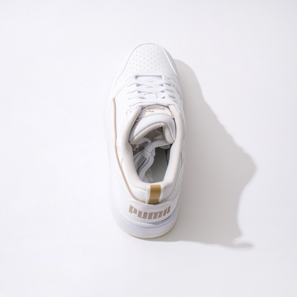 Puma Rebound V6 Low Dayinight 男鞋 女鞋 白金色 皮革 運動 休閒鞋 40351301