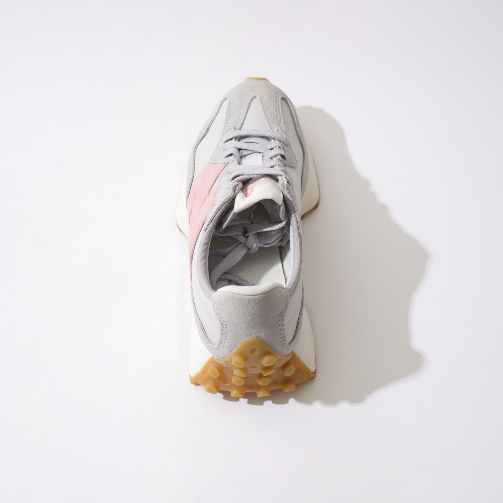 New Balance 327 女鞋 灰粉色 復古 麂皮 膠底 休閒 運動 慢跑鞋 WS327KAZ