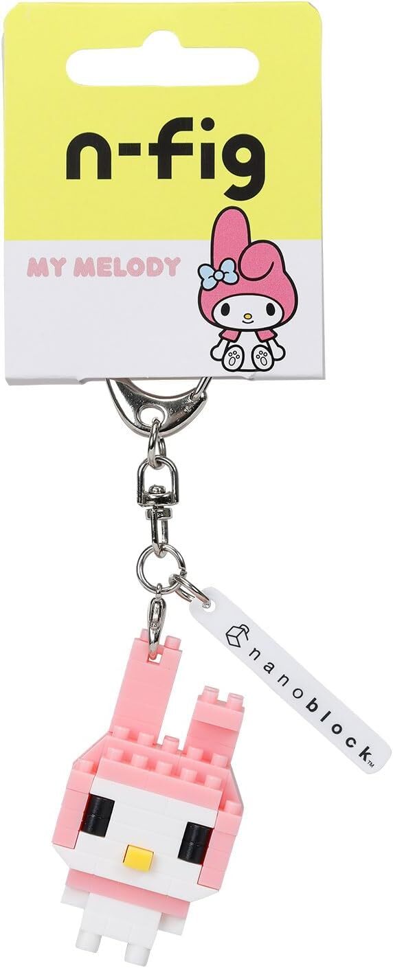 KAWADA Nanoblock 積木造型吊飾 NFG-03 迷你美樂蒂