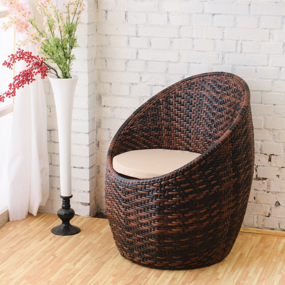 渡假風休閒藤編椅