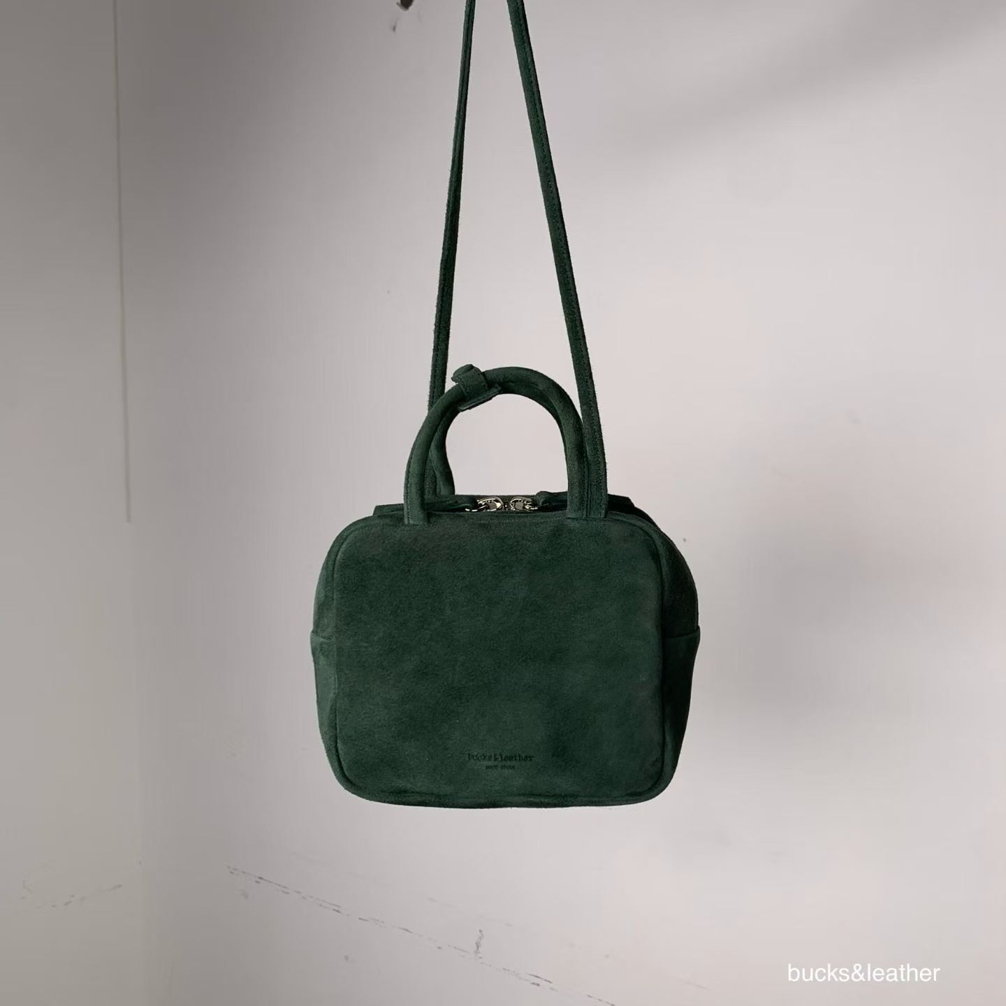 BL2533 麂皮 Square Bowling Bag -迷你