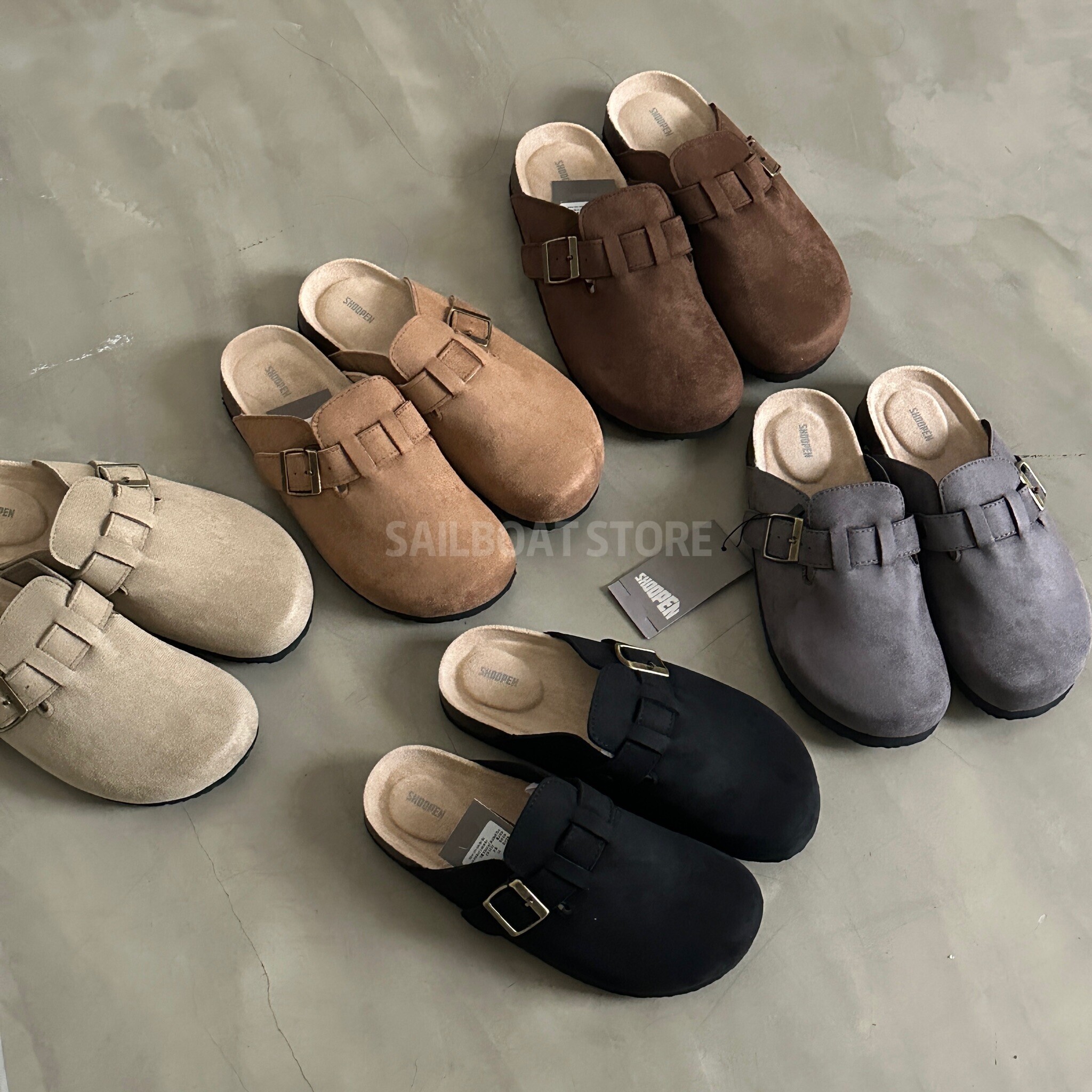 #預購 🇰🇷韓國 SHOOPEN SUEDE CLOG 麂皮勃肯鞋