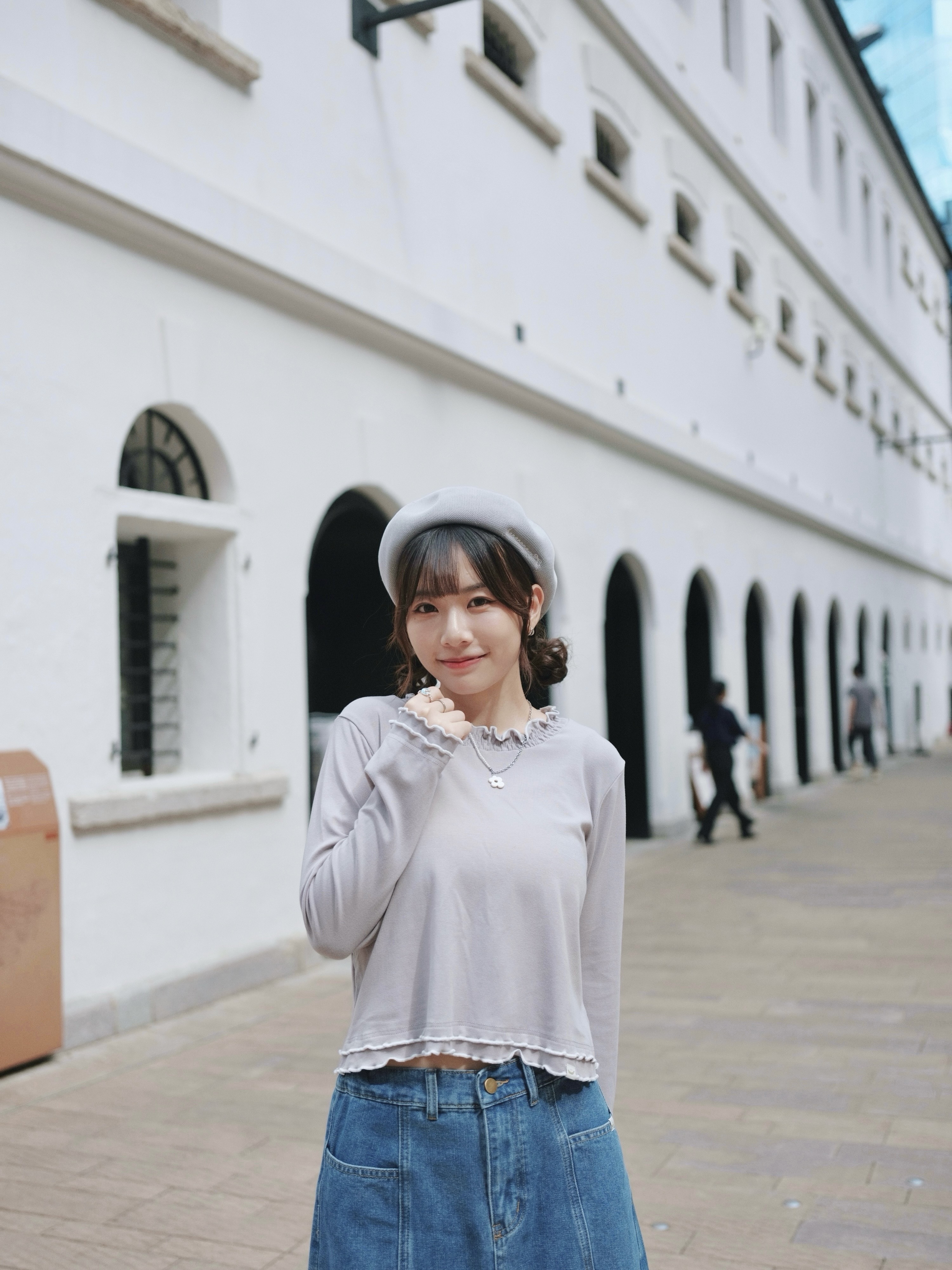 五色 / 極軟雙層滾邊長袖上衣 / Ultra Soft Layered Lettuce Edge Top