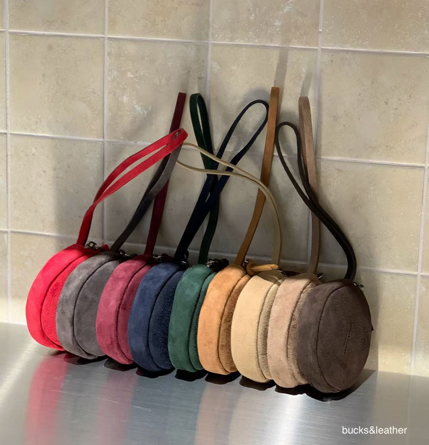 BL2534 麂皮-圓形零錢包