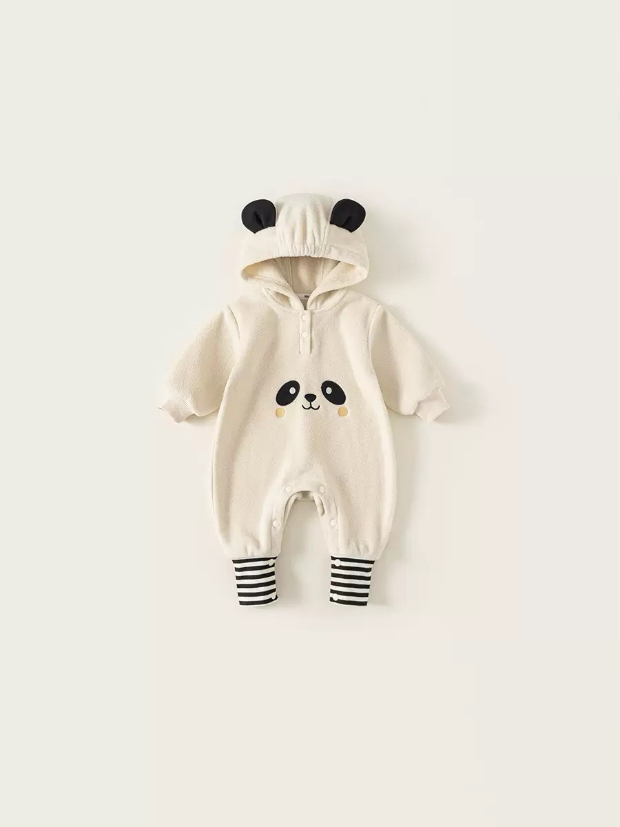 BYB10OP023BE Cute Panda造型連帽夾衣