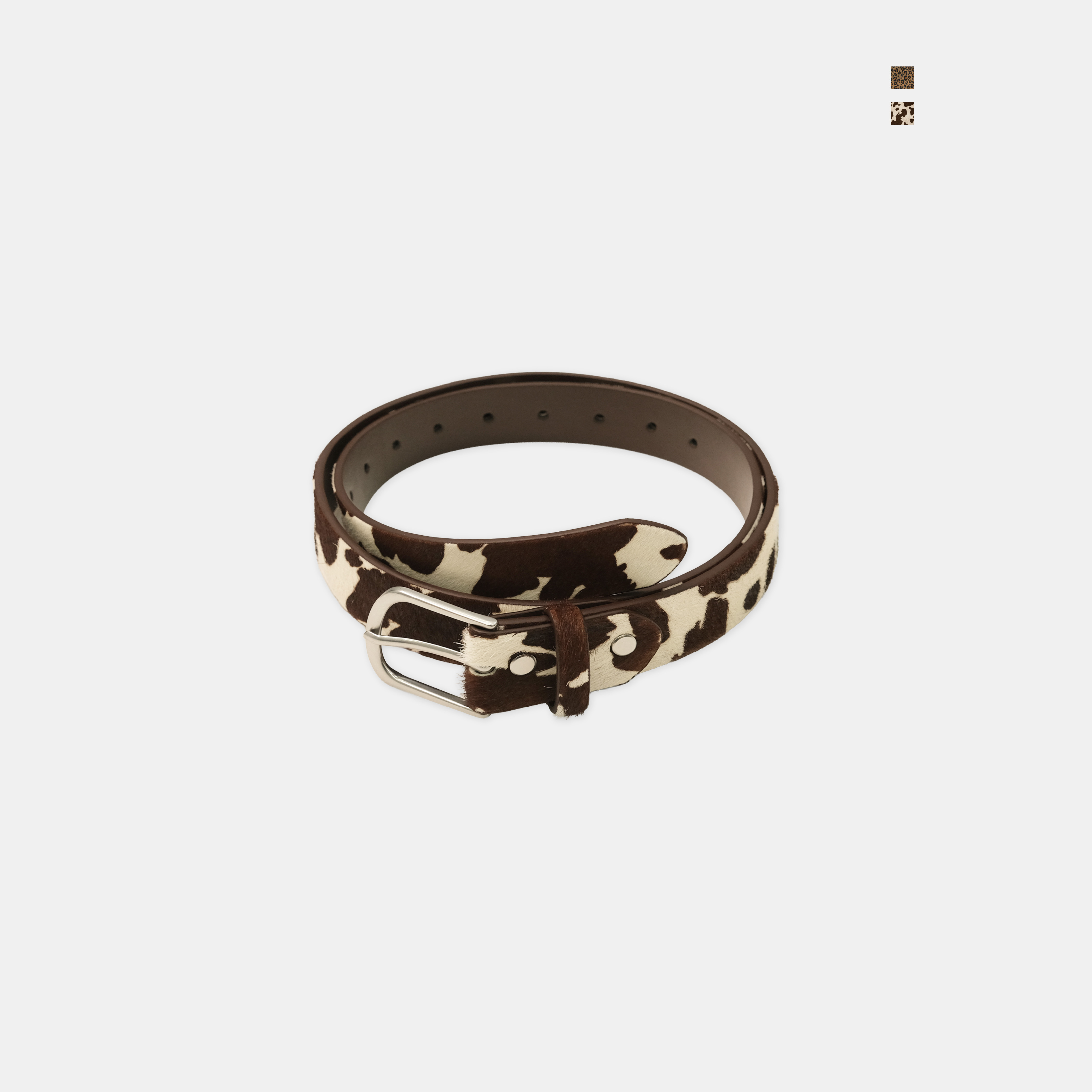 SIMONMADE ACC-2509 荒原毛流 豹紋 乳牛 皮帶