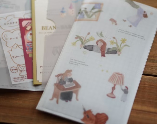 森空 Ivy Snow．文具拾光 長型對折收納夾