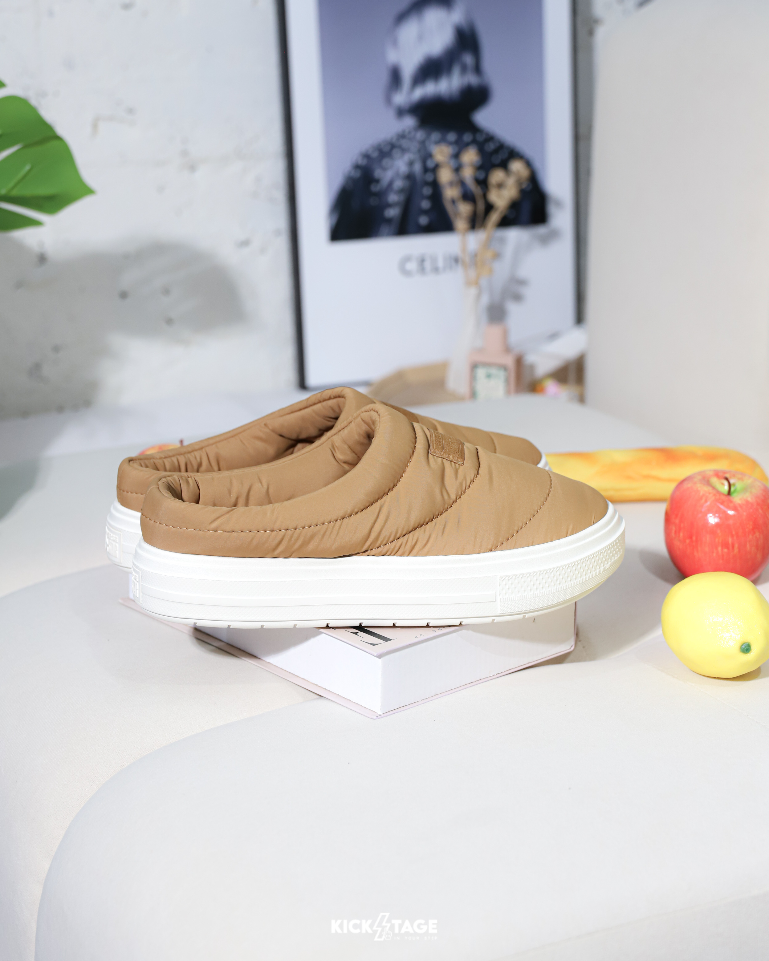 男女鞋 CONVERSE CTAS ELEMENTS MULE SLIP 棕色 防滑 保暖 緩衝 拖鞋 懶人鞋 穆勒鞋【A17646C】