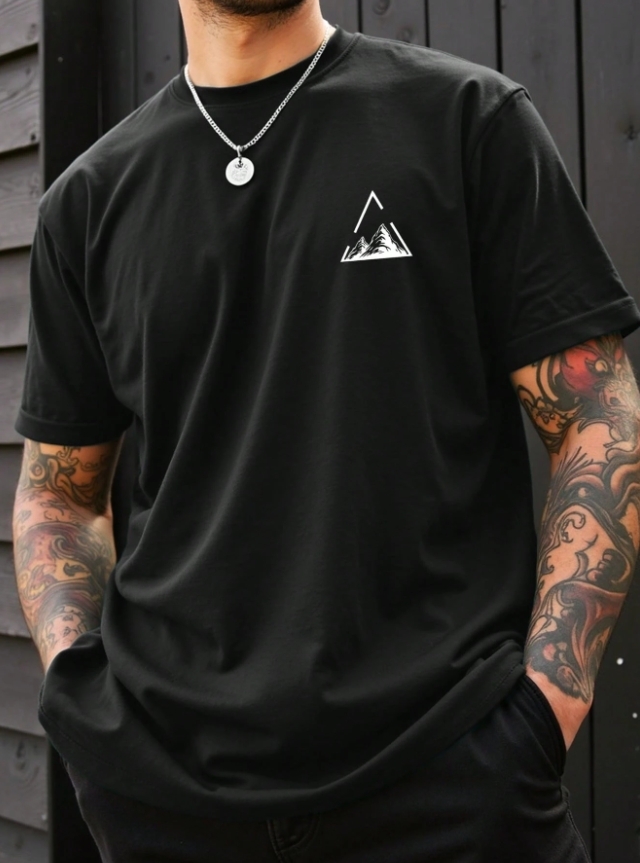 KADMAX大尺碼-大碼男士山地休閒短袖TEE〈KSMS2583〉