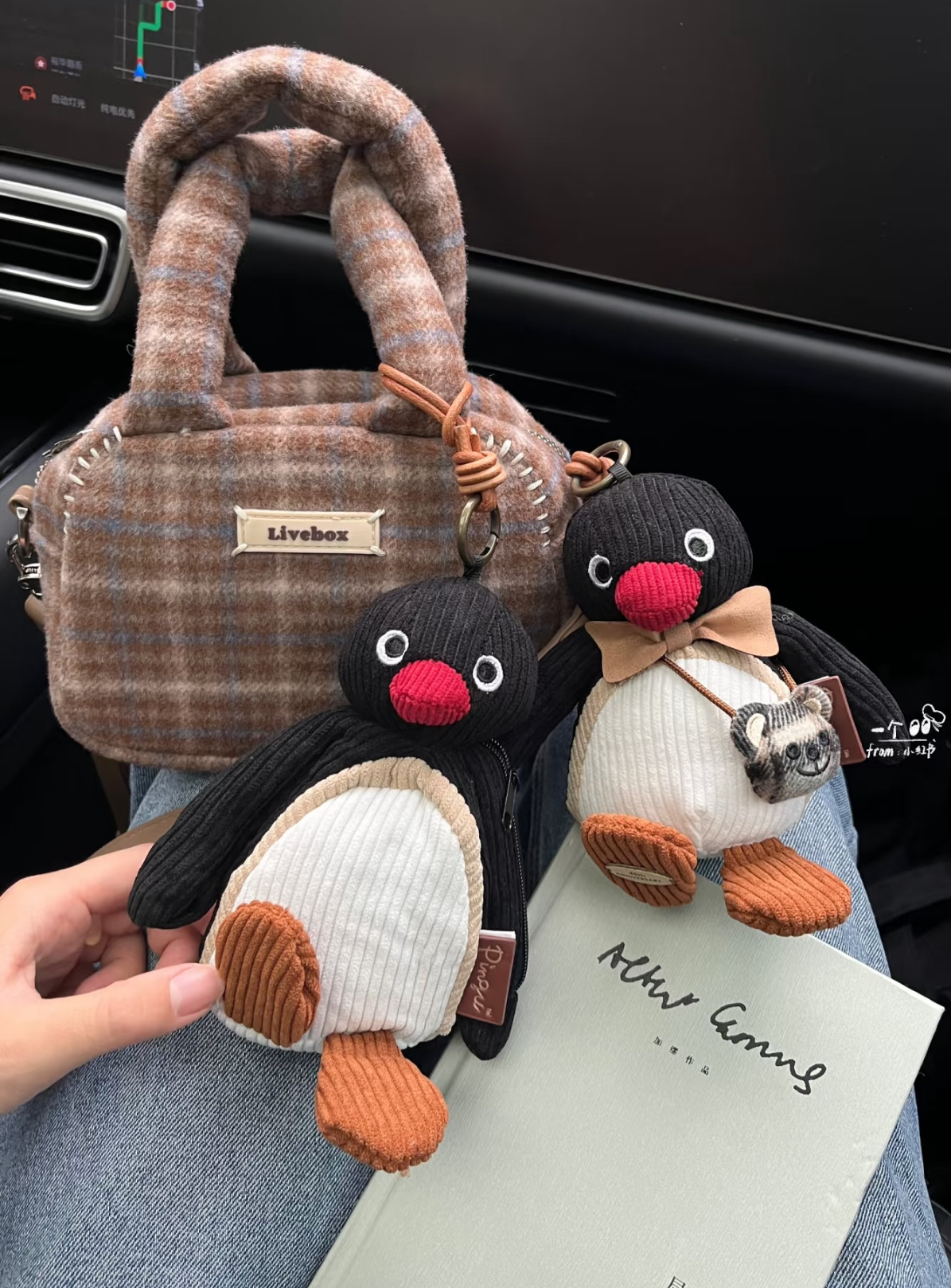 【 預購 】Shand Moo x Pingu 復古系列 45週年 經典Pingu 包包掛件