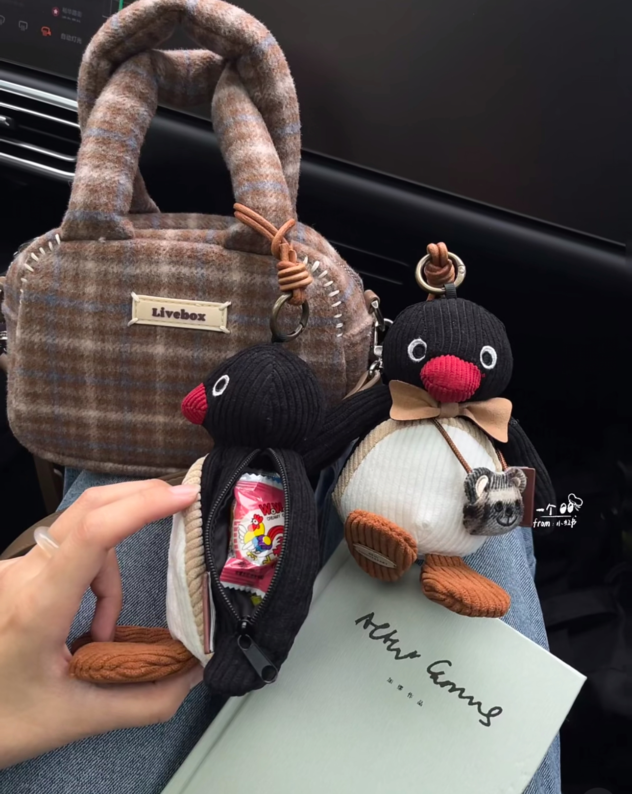 【 預購 】Shand Moo x Pingu 復古系列 45週年 經典Pingu 包包掛件