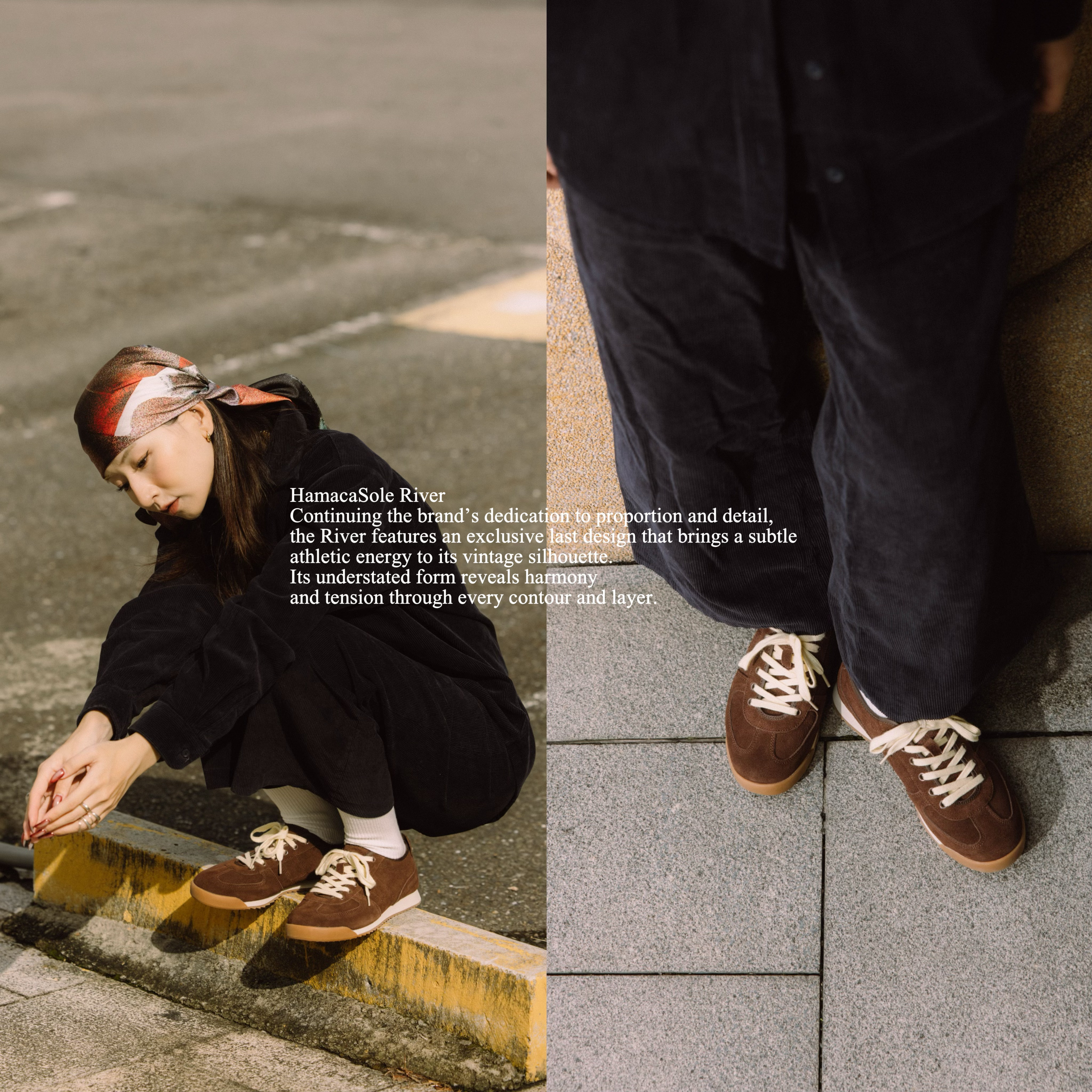 River 真皮街頭休閒鞋 (勃根地紅咖) 女款｜哈漫克【官網獨家】HamacaSole