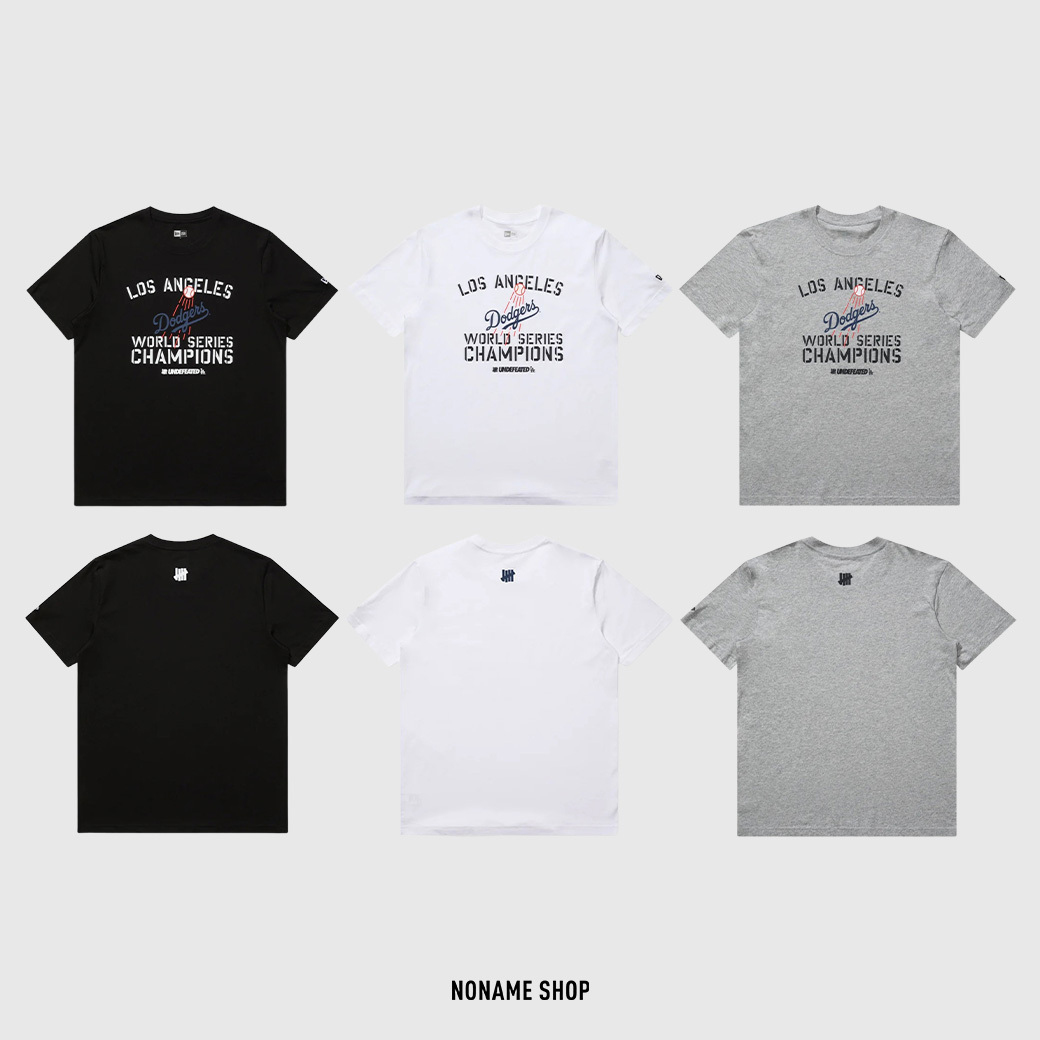 UNDEFEATED X NEW ERA X DODGERS 三方聯名 LA洛杉磯道奇 聯名 短袖 三色 (男款)