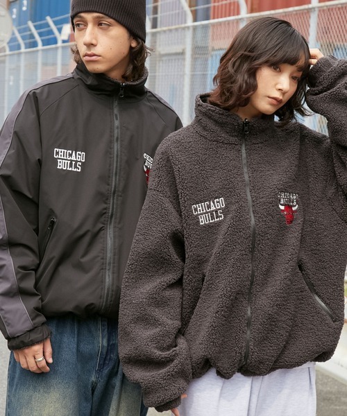 日本🇯🇵連線 MONO-MART x NBA 雙面穿搖粒絨外套 風衣外套 隊徽刺繡 熊寶寶外套 立領 4色(任買兩件711免運)/預購