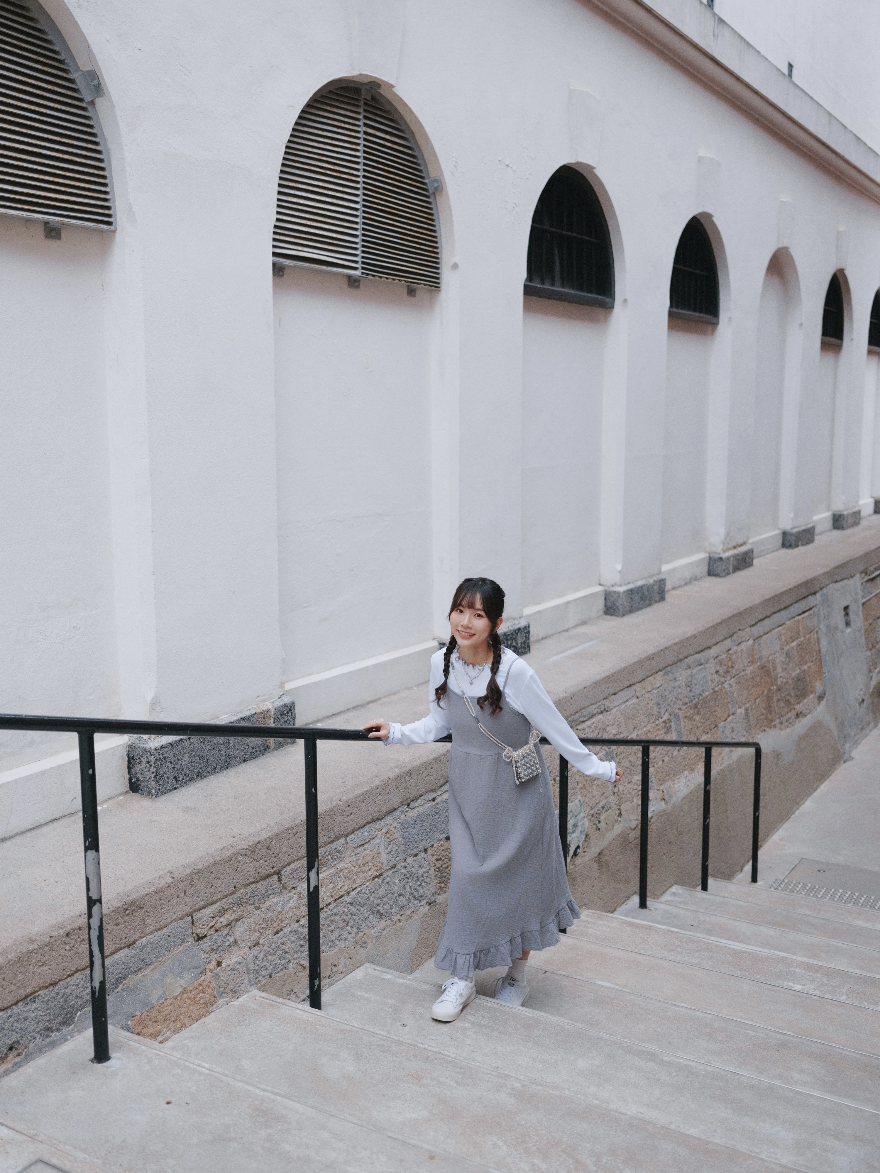 三色 / BB棉簡約幼帶連身裙 / Pure Cotton Strappy Dress