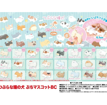 日本つぶらな瞳の犬BB公仔(小) (非日本製)