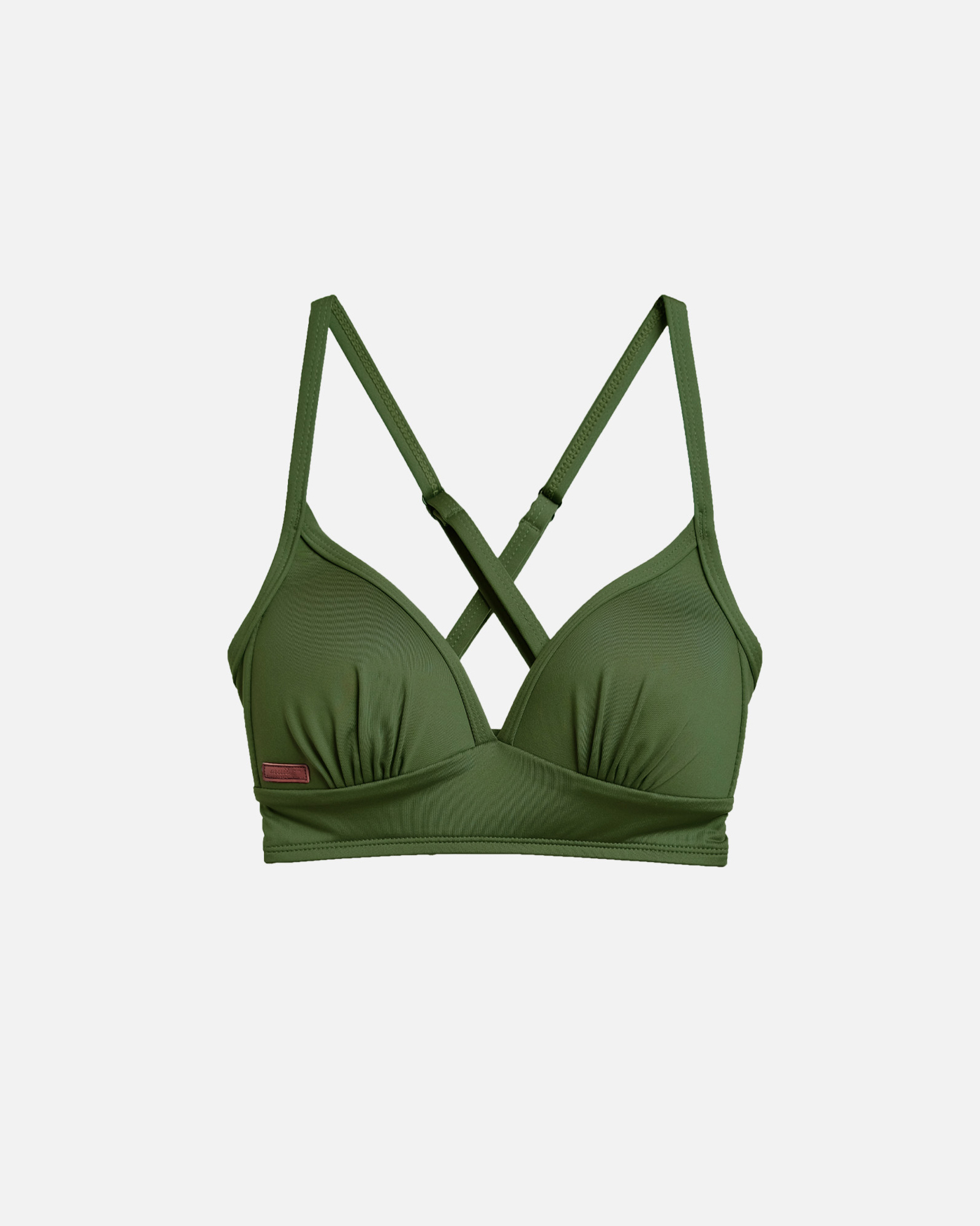 【橄欖綠】Ulva系列 馬甲美胸上衣