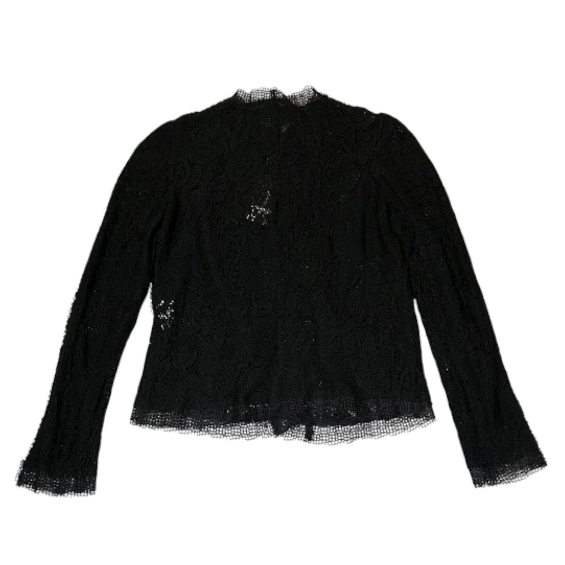 限時清倉價!!! 全新DOLCE & GABBANA 喱士外套40碼  黑色通花針織 F25XLT, D&G 蕾絲冷氣外套 #BRAND NEW #香榭站正品