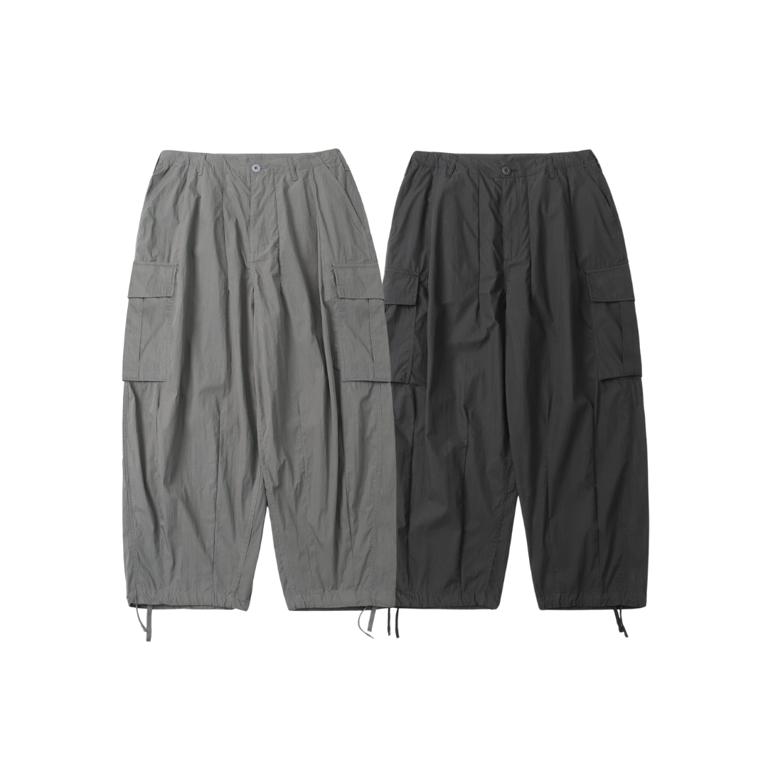 OurPick Wide Military Pockets Pants  寬版闊腿大口袋軍褲 2色