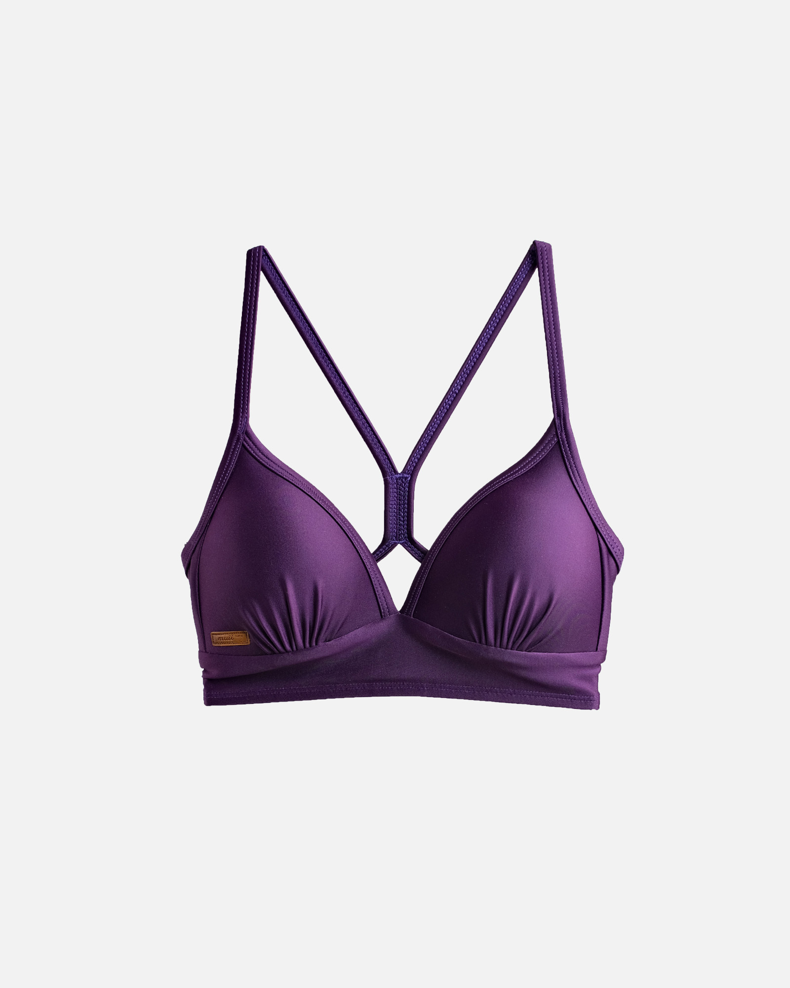 【絲光深紫】UlvaT 馬甲美胸綁帶上衣